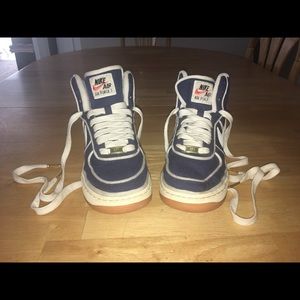 Nike Air Force 1 Ones Canvas High Tops